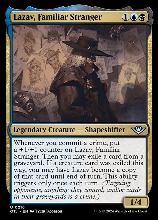 Lazav, Familiar Stranger — Outlaws of Thunder Junction