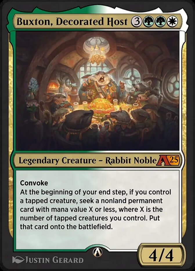 Buxton, Decorated Host — Alchemy: Bloomburrow