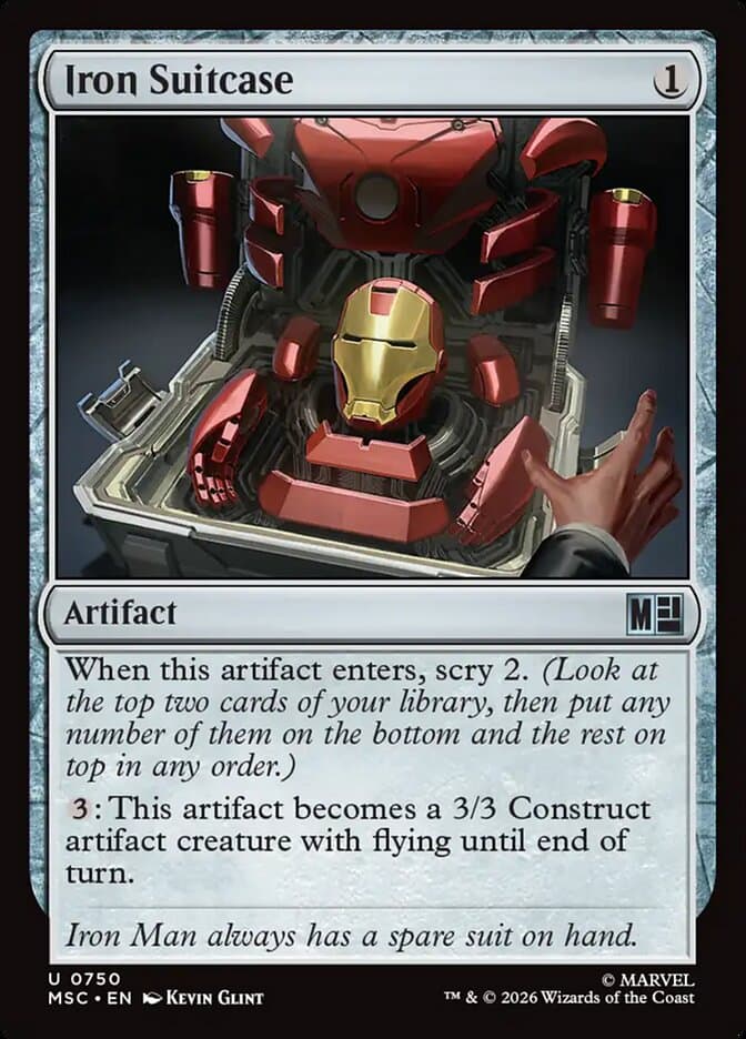 Iron Suitcase — Marvel Super Heroes Commander