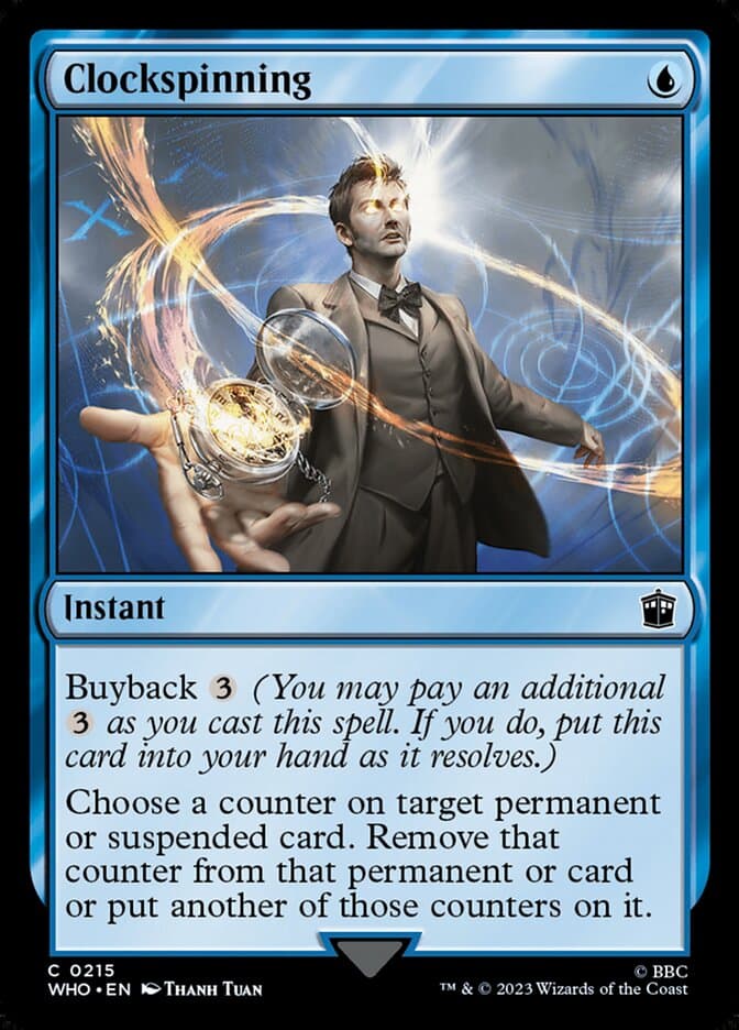 Clockspinning — Doctor Who