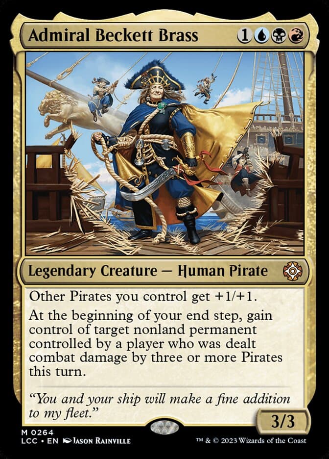 Admiral Beckett Brass — The Lost Caverns of Ixalan Commander