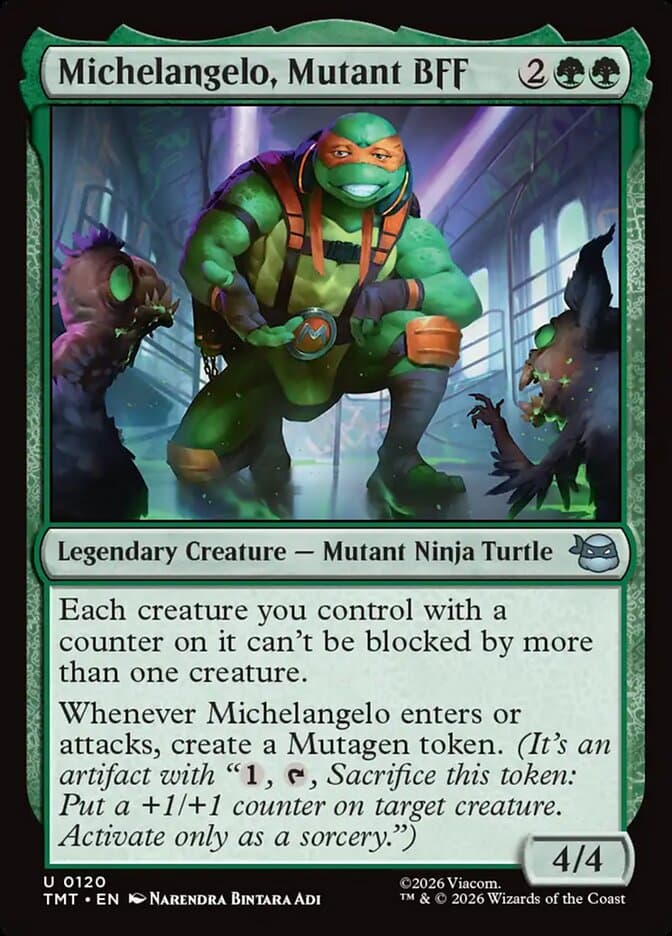 Michelangelo, Mutant BFF — Teenage Mutant Ninja Turtles