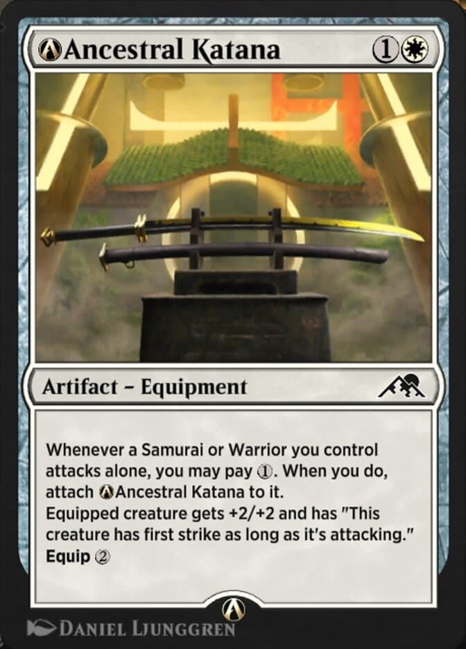 A-Ancestral Katana — Kamigawa: Neon Dynasty