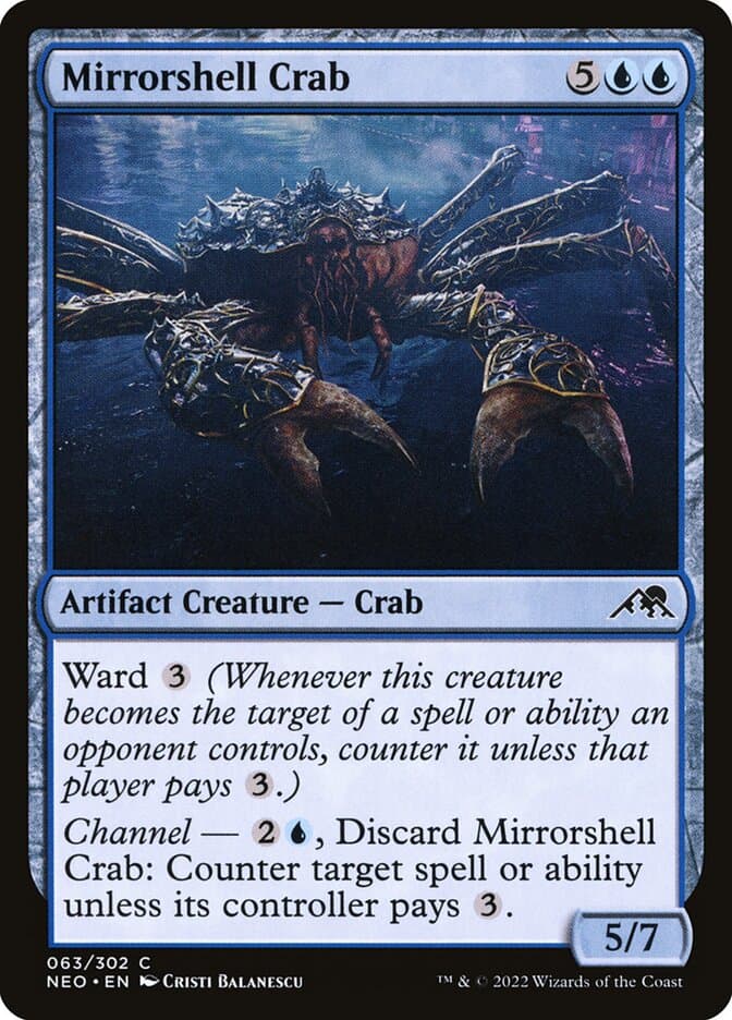 Mirrorshell Crab — Kamigawa: Neon Dynasty