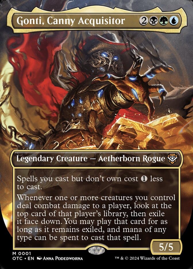 Gonti, Canny Acquisitor — Outlaws of Thunder Junction Commander