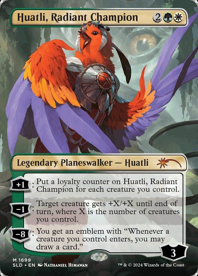 Huatli, Radiant Champion — Secret Lair Drop