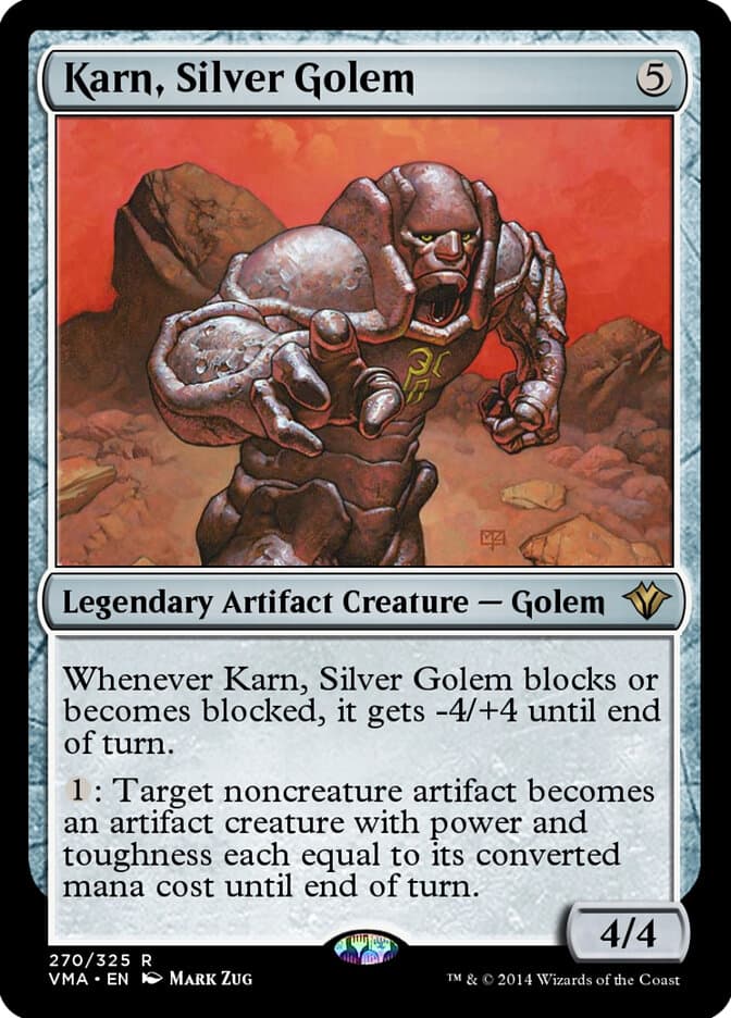 Karn, Silver Golem — Vintage Masters
