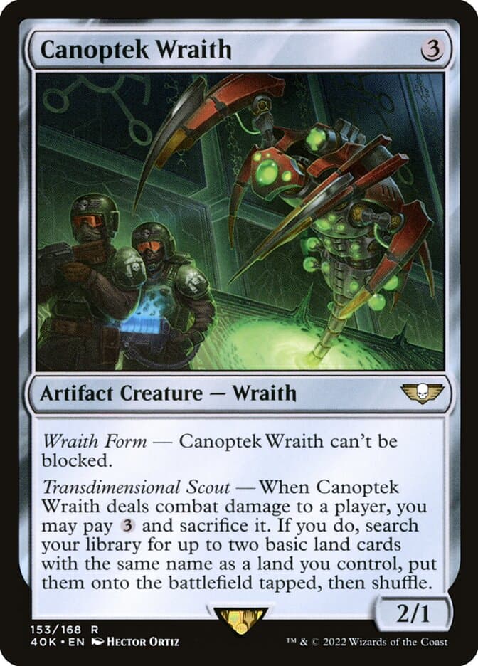 Canoptek Wraith — Warhammer 40,000 Commander