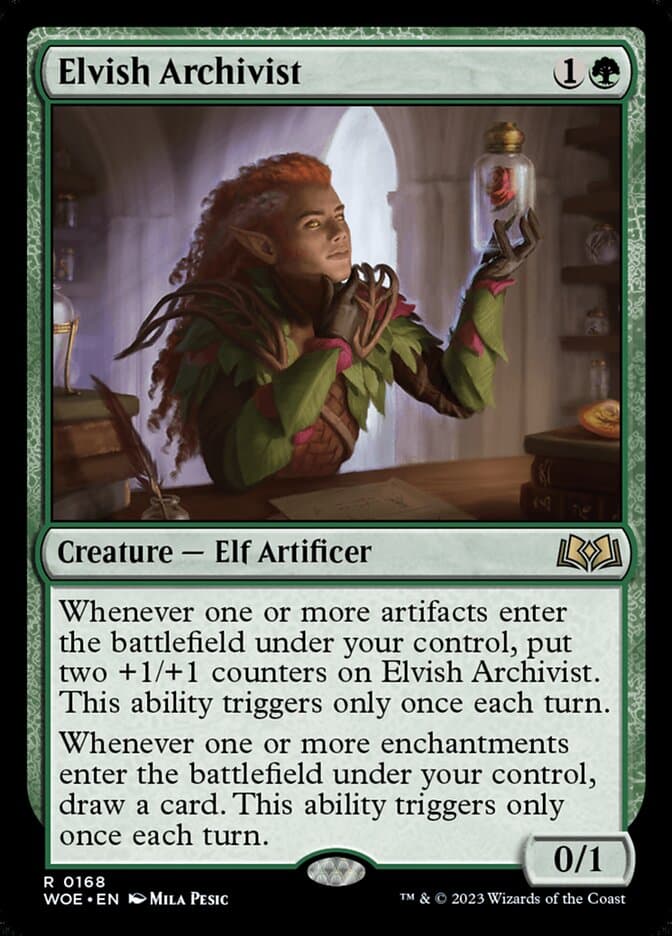 Elvish Archivist — Wilds of Eldraine
