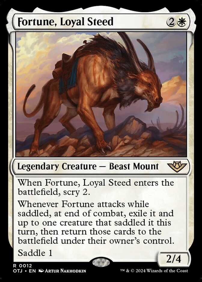 Fortune, Loyal Steed — Outlaws of Thunder Junction