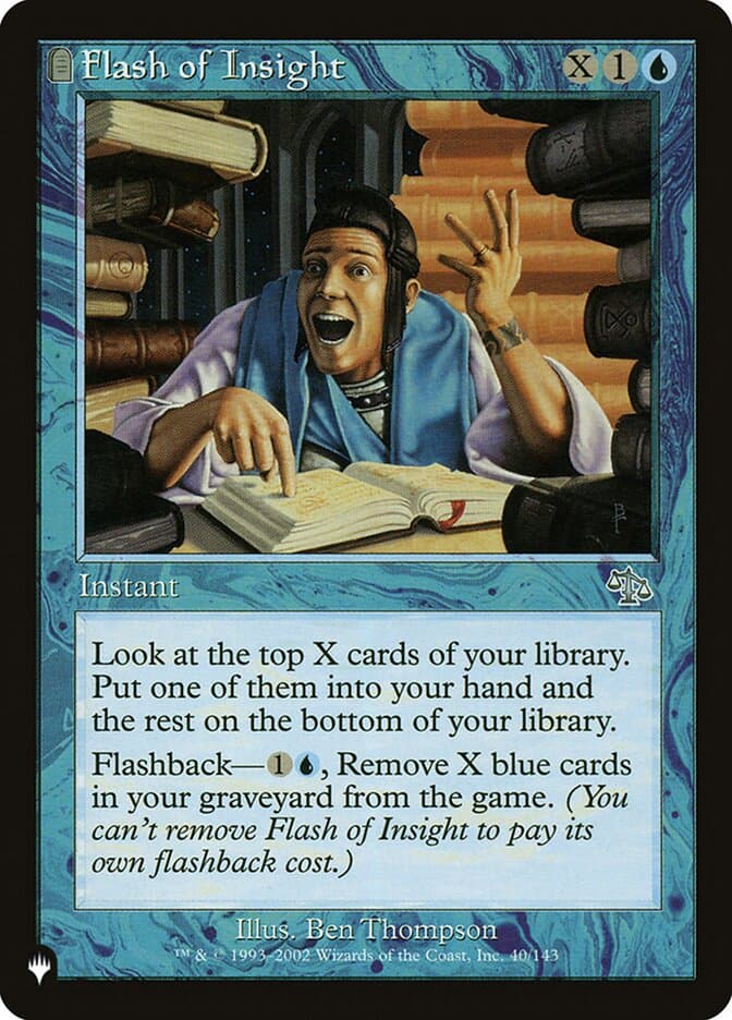 Flash of Insight — The List