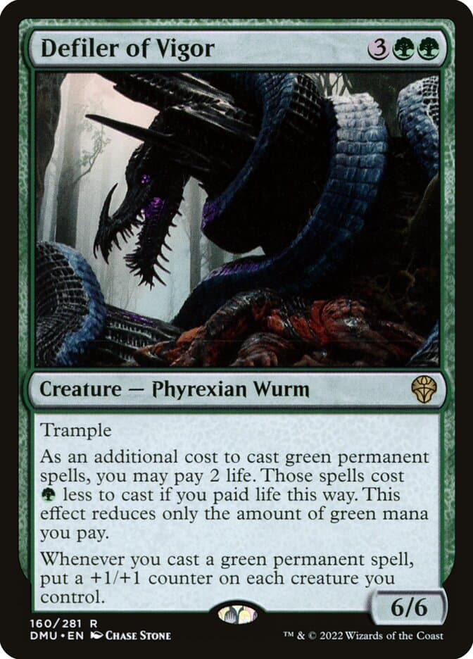Defiler of Vigor — Dominaria United
