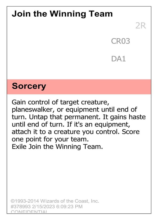 Join the Winning Team — Unknown Event