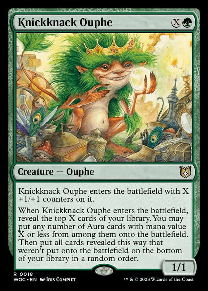 Knickknack Ouphe — Wilds of Eldraine Commander