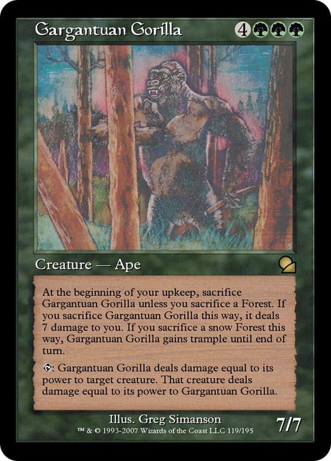 Gargantuan Gorilla — Masters Edition