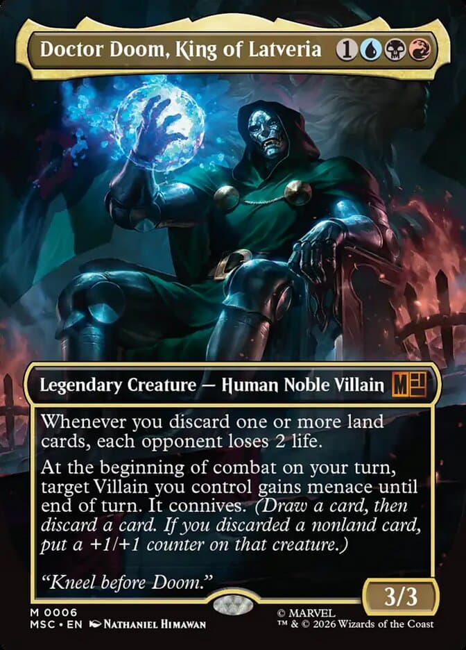 Doctor Doom, King of Latveria — Marvel Super Heroes Commander