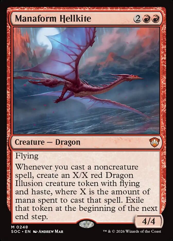 Manaform Hellkite — Secrets of Strixhaven Commander