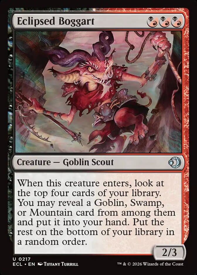 Eclipsed Boggart — Lorwyn Eclipsed
