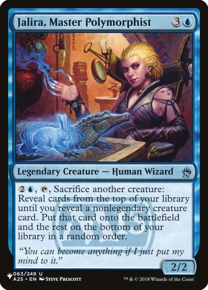 Jalira, Master Polymorphist — The List