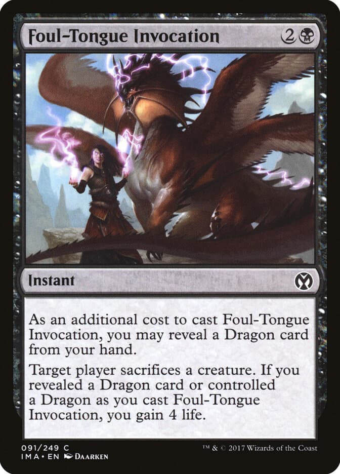 Foul-Tongue Invocation — Iconic Masters