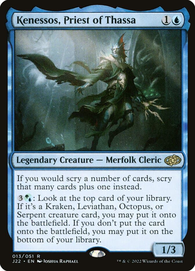 Kenessos, Priest of Thassa — Jumpstart 2022