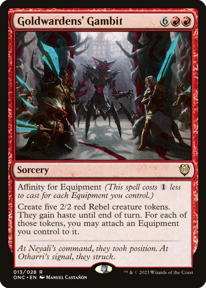 Goldwardens' Gambit — Phyrexia: All Will Be One Commander