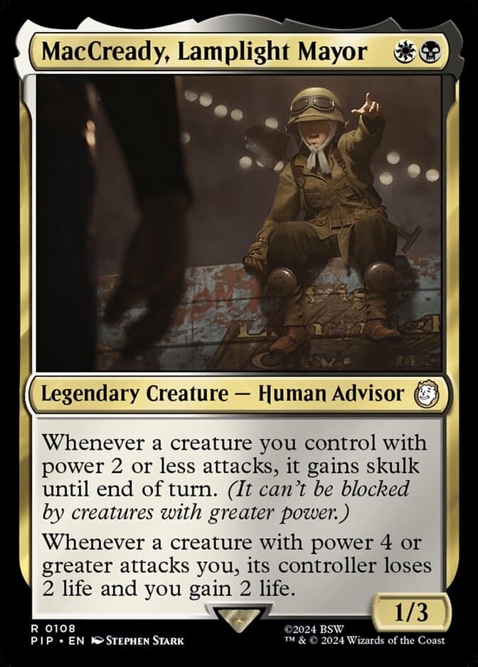 MacCready, Lamplight Mayor — Fallout