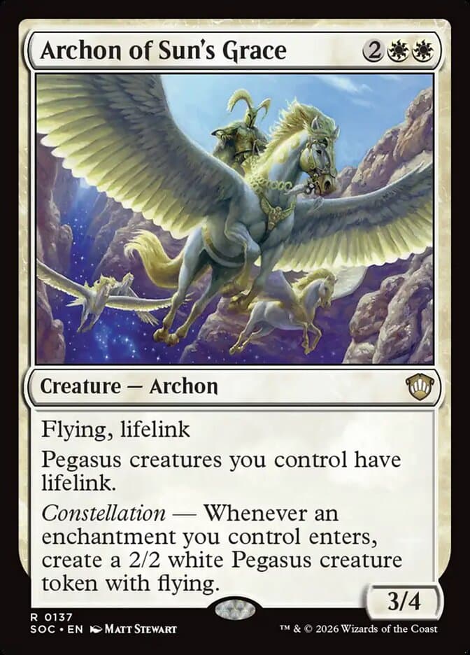 Archon of Sun's Grace — Secrets of Strixhaven Commander