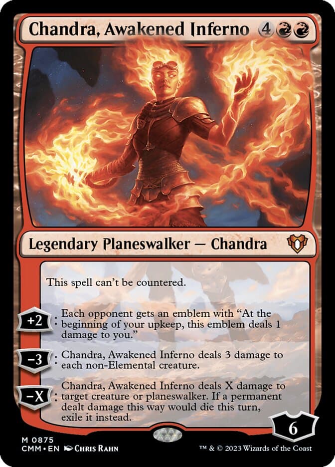 Chandra, Awakened Inferno — Commander Masters