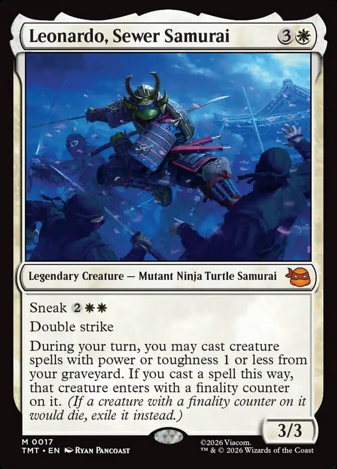 Leonardo, Sewer Samurai — Teenage Mutant Ninja Turtles