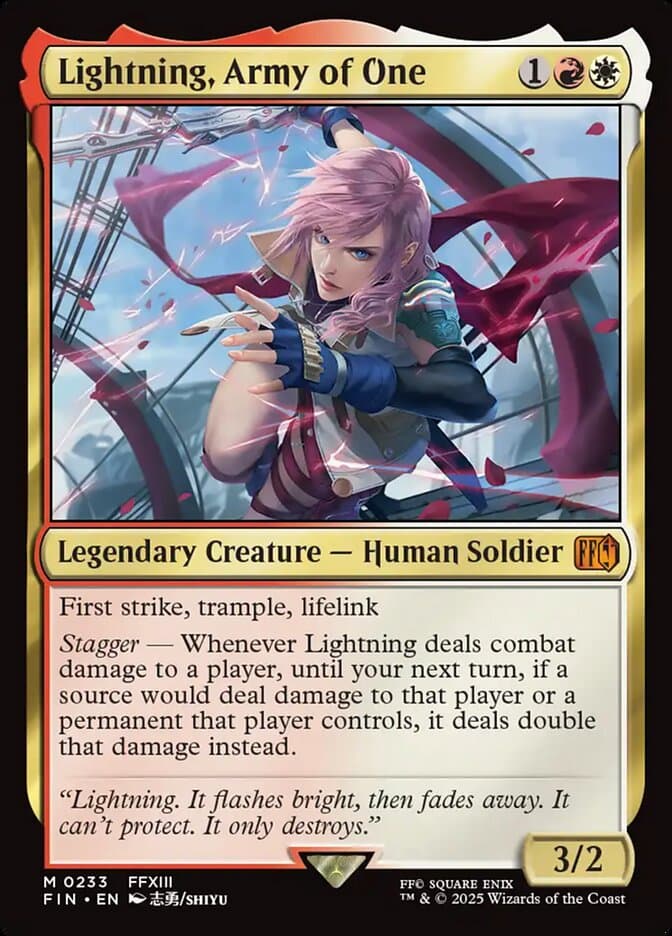 Lightning, Army of One — Final Fantasy