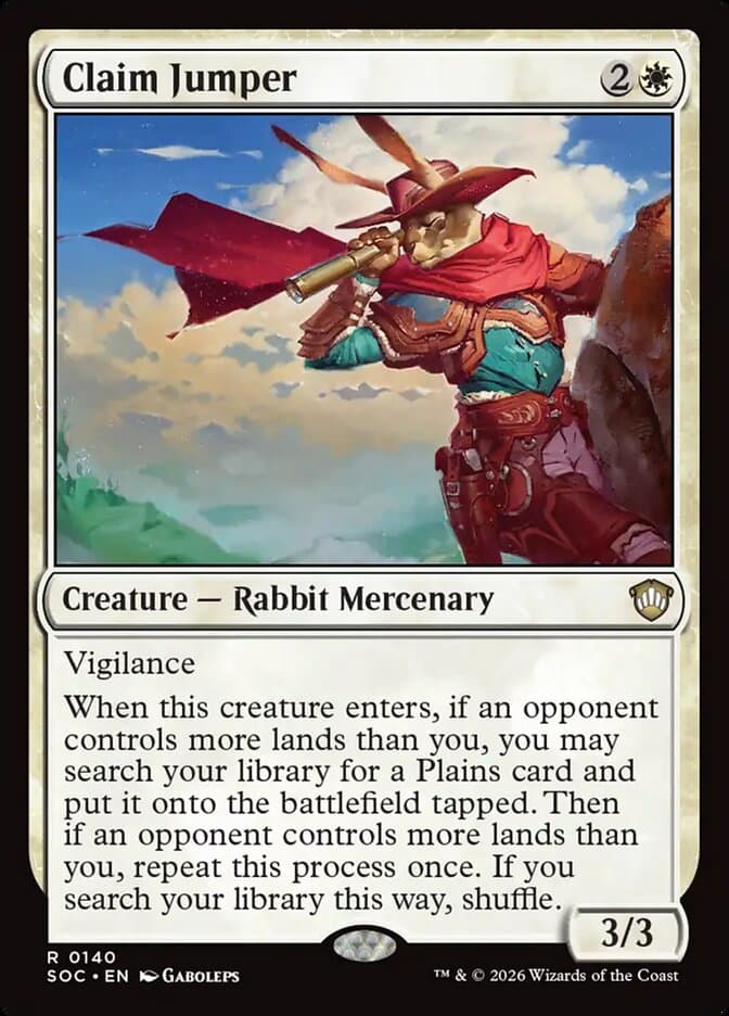 Claim Jumper — Secrets of Strixhaven Commander