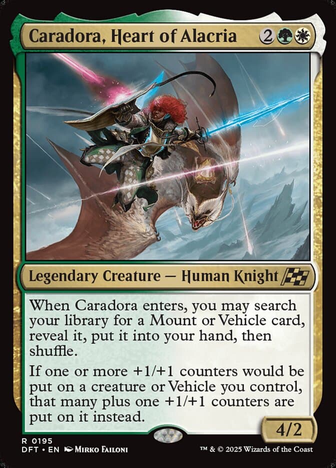 Caradora, Heart of Alacria — Aetherdrift