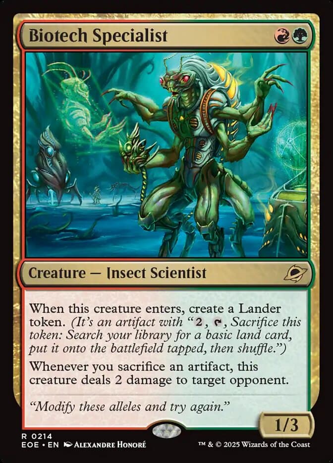 Biotech Specialist — Edge of Eternities
