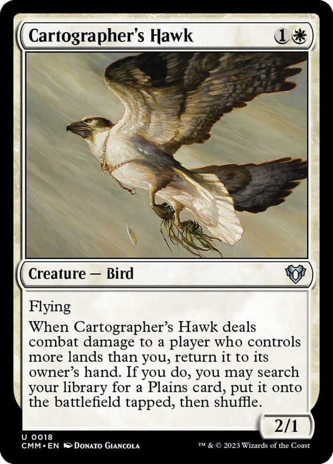 Cartographer's Hawk — Commander Masters