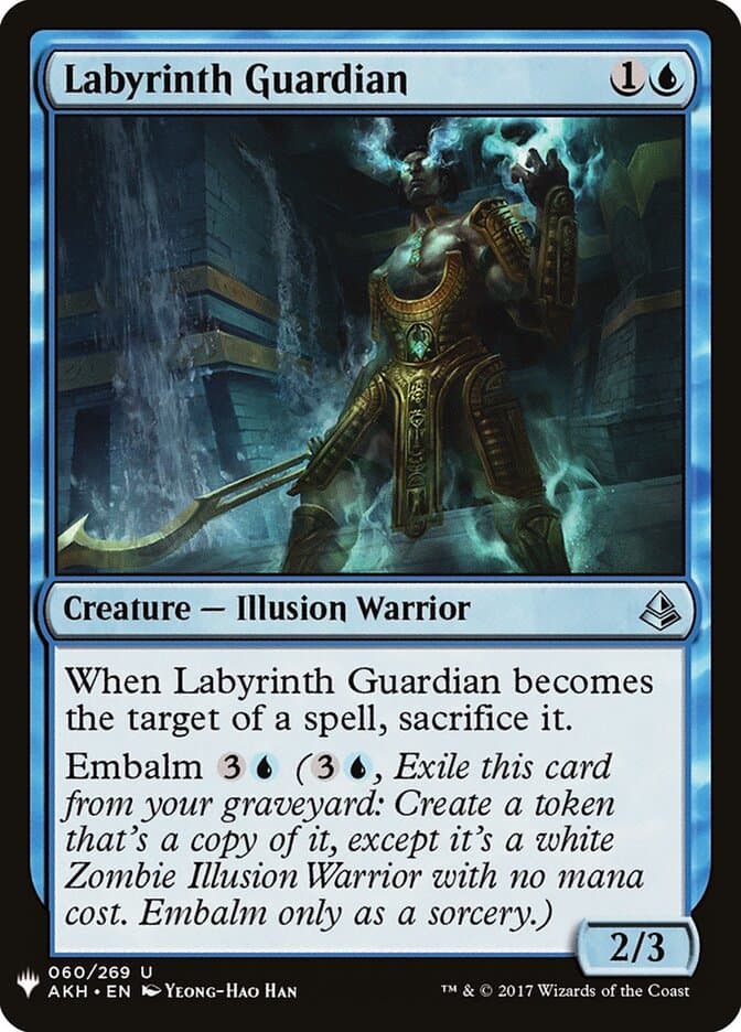 Labyrinth Guardian — The List