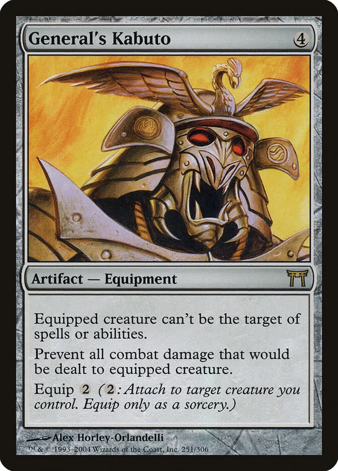 General's Kabuto — Champions of Kamigawa