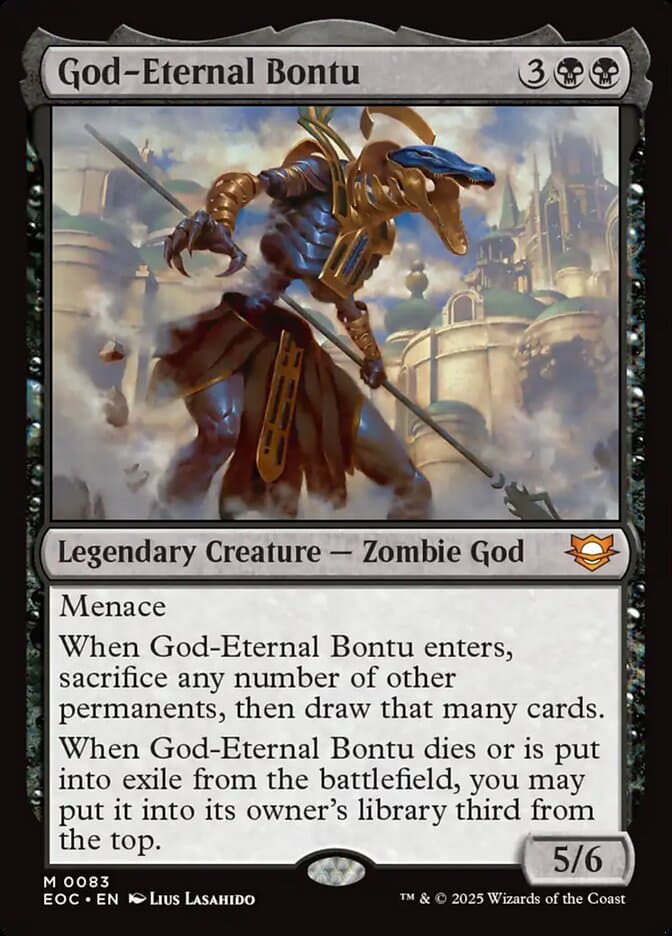 God-Eternal Bontu — Edge of Eternities Commander