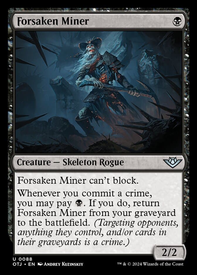 Forsaken Miner — Outlaws of Thunder Junction