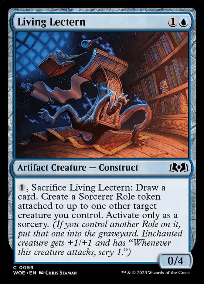 Living Lectern — Wilds of Eldraine