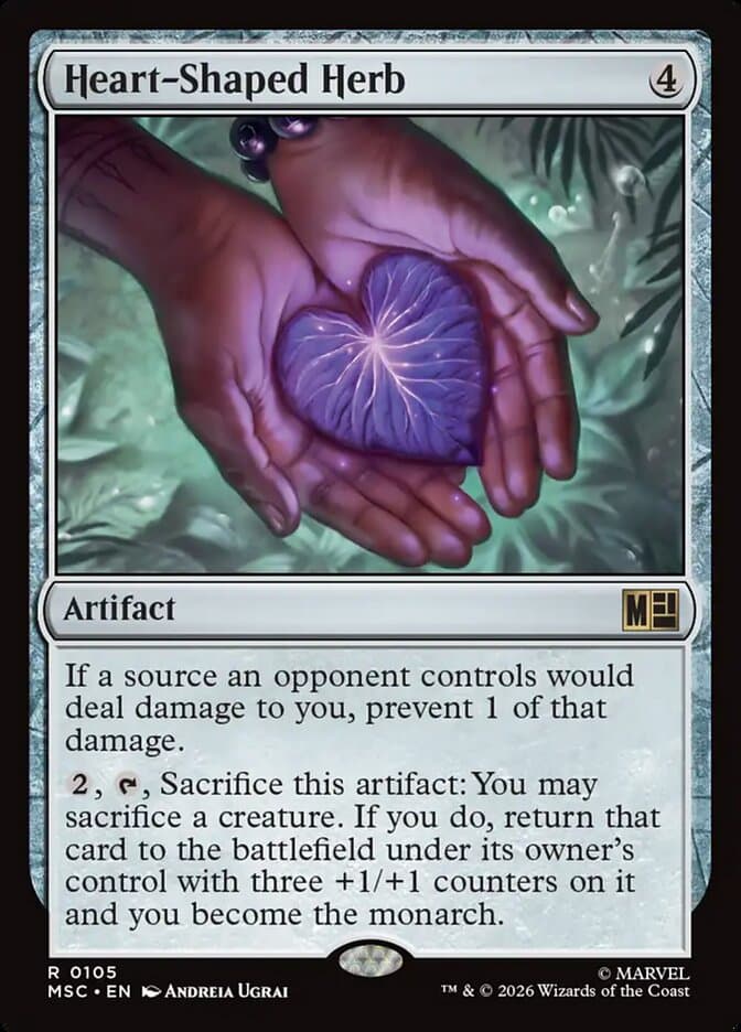 Heart-Shaped Herb — Marvel Super Heroes Commander