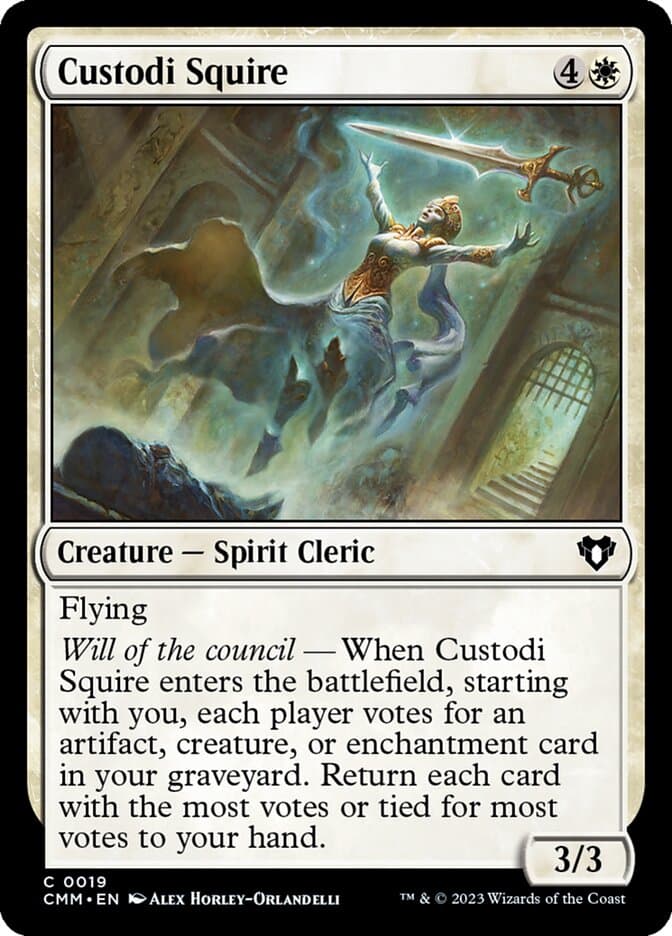 Custodi Squire — Commander Masters