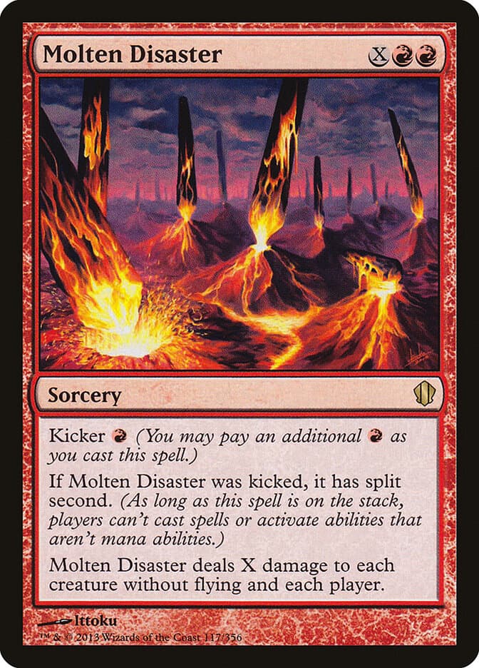 Molten Disaster — Commander 2013