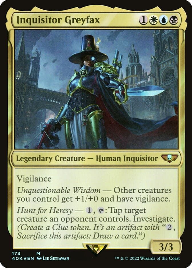 Inquisitor Greyfax — Warhammer 40,000 Commander