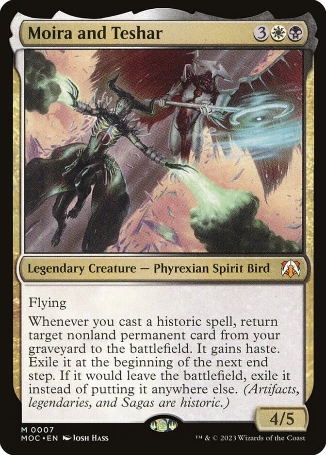 Moira and Teshar — March of the Machine Commander
