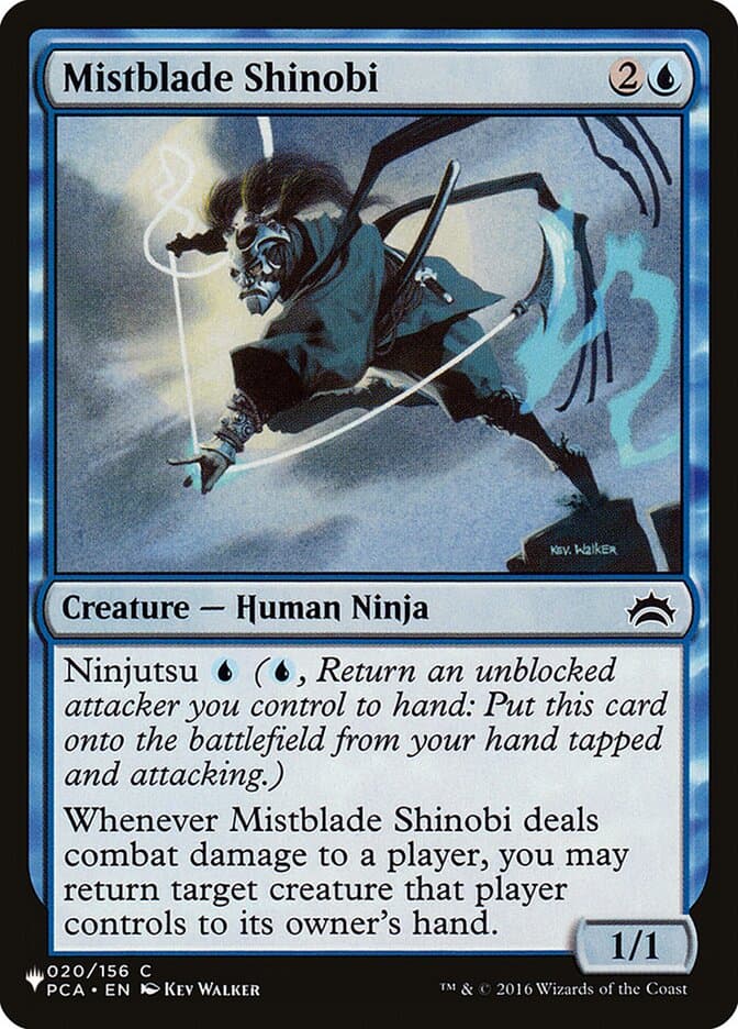 Mistblade Shinobi — The List