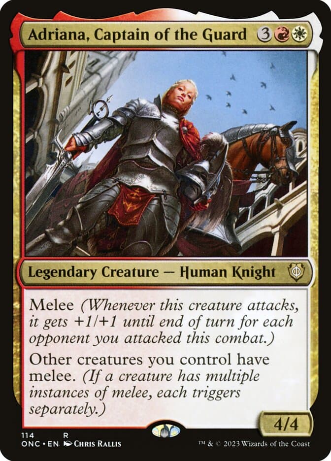 Adriana, Captain of the Guard — Phyrexia: All Will Be One Commander