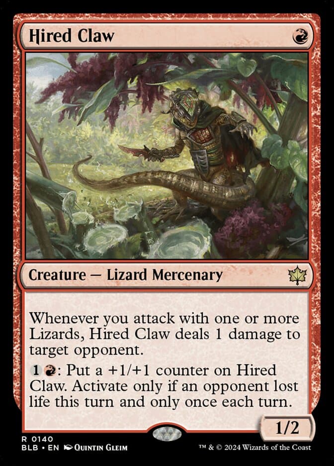 Hired Claw — Bloomburrow