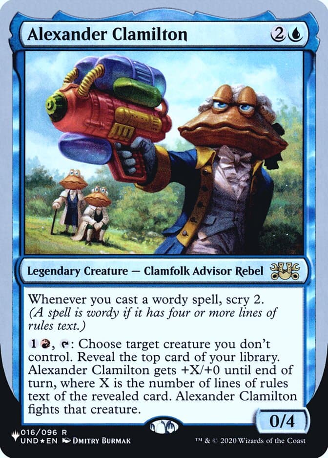 Alexander Clamilton — The List (Unfinity Foil Edition)