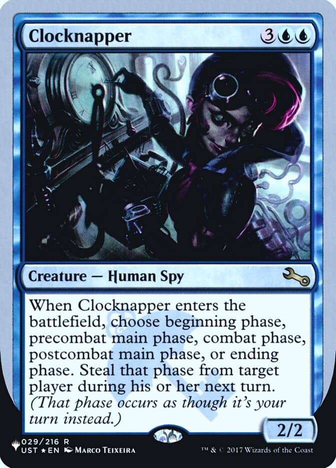 Clocknapper — The List (Unfinity Foil Edition)